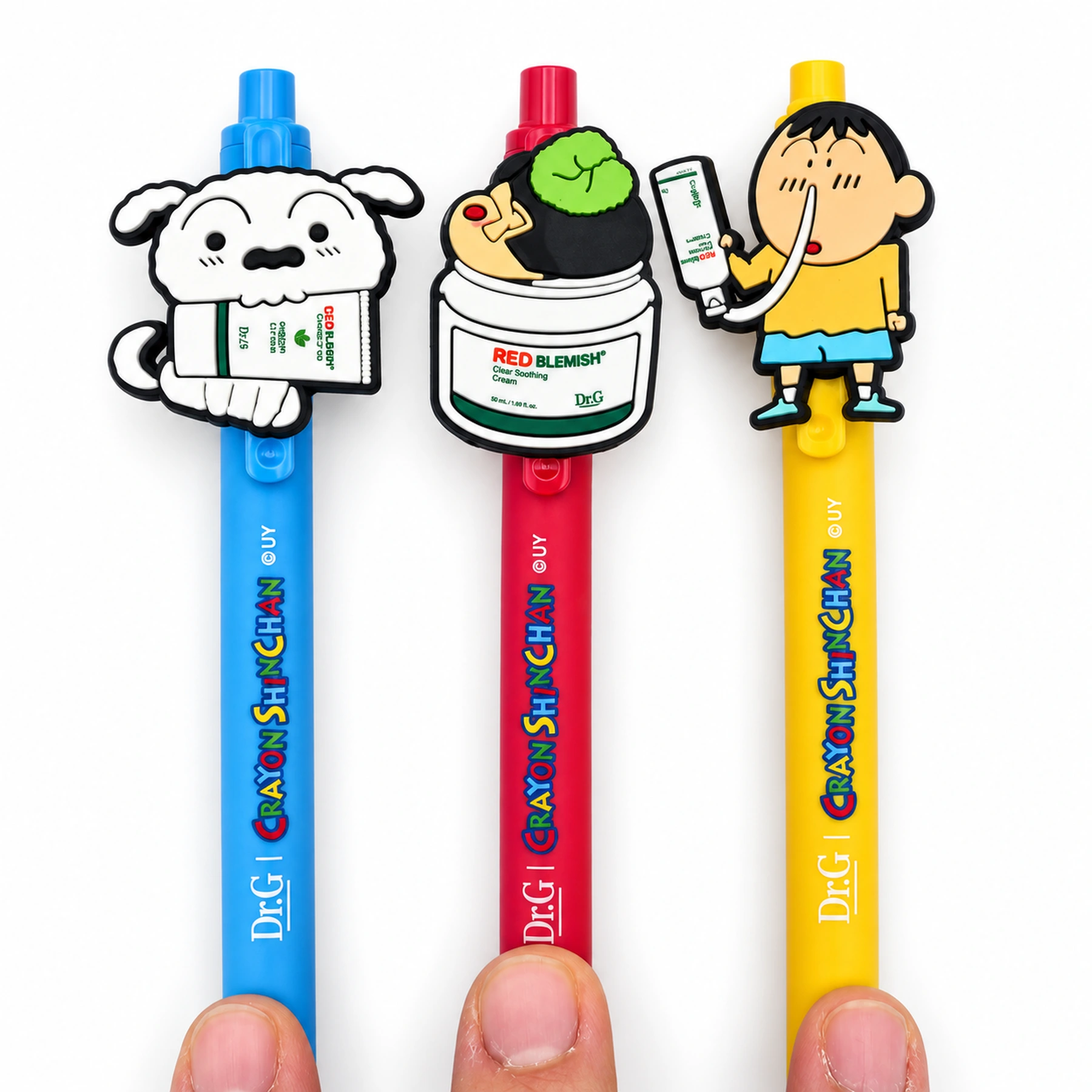 캐릭터 콜라보 실리콘 볼펜 실제 제작 사례