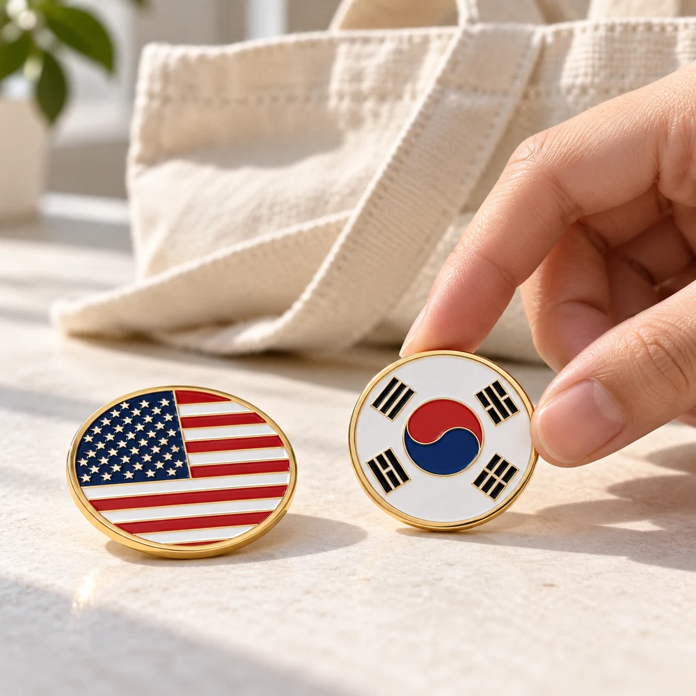 맞춤형 금속 기념 배지 · 제작 참고 이미지