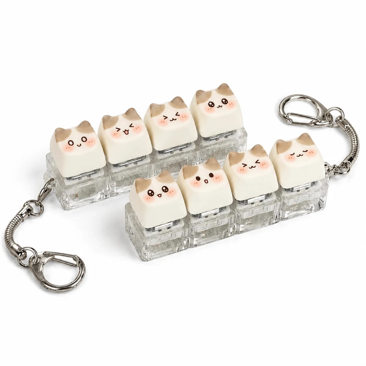 고양이 버튼 키링 · 제작 참고 이미지