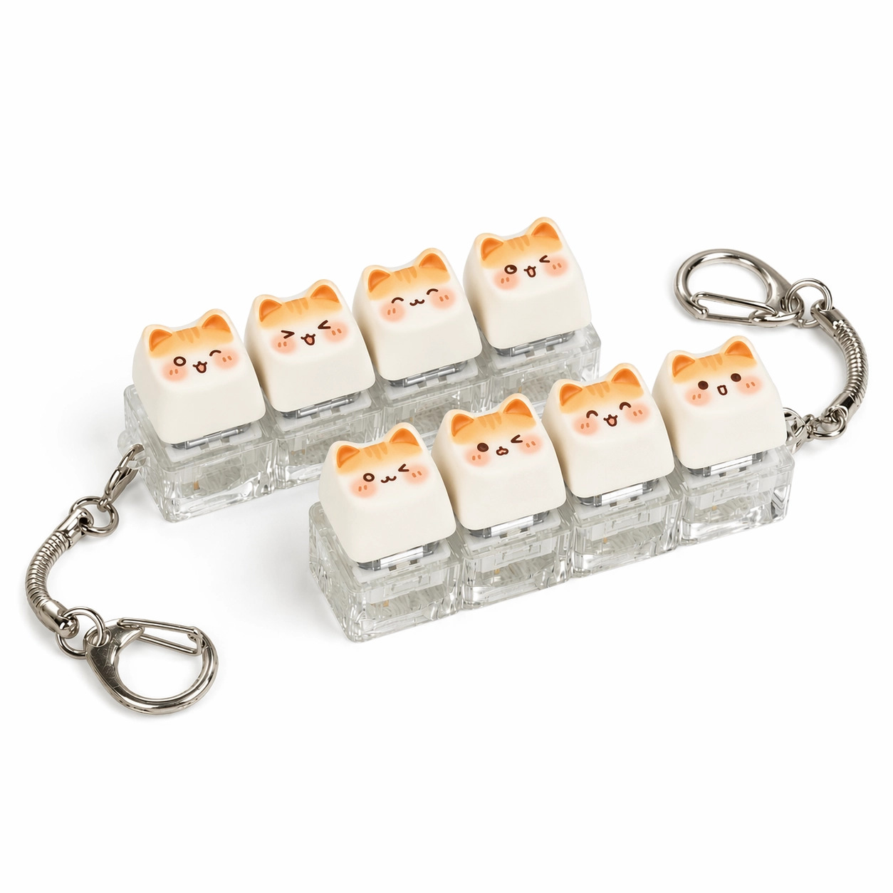 고양이 버튼 키링 · 제작 참고 이미지