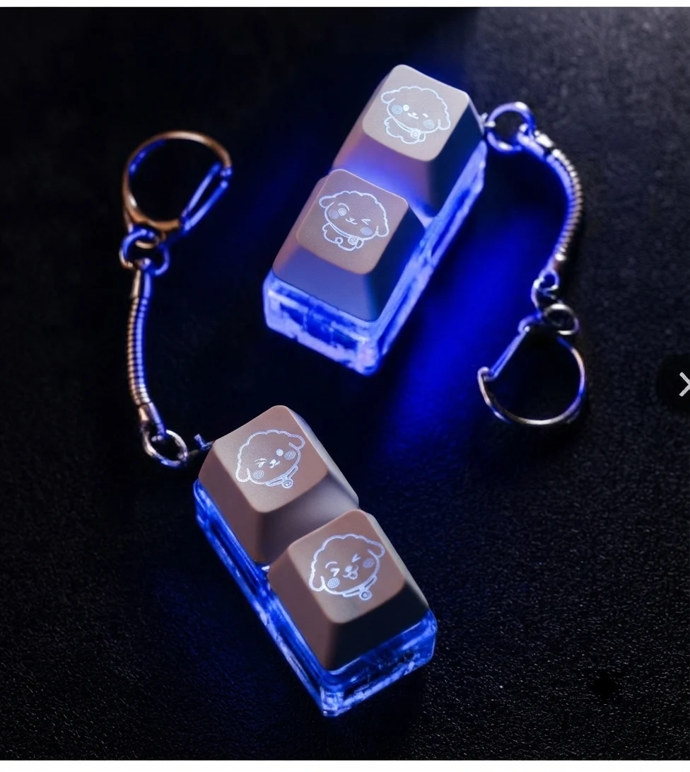 2구 LED 키캡 키링 제작 · 제작 참고 이미지