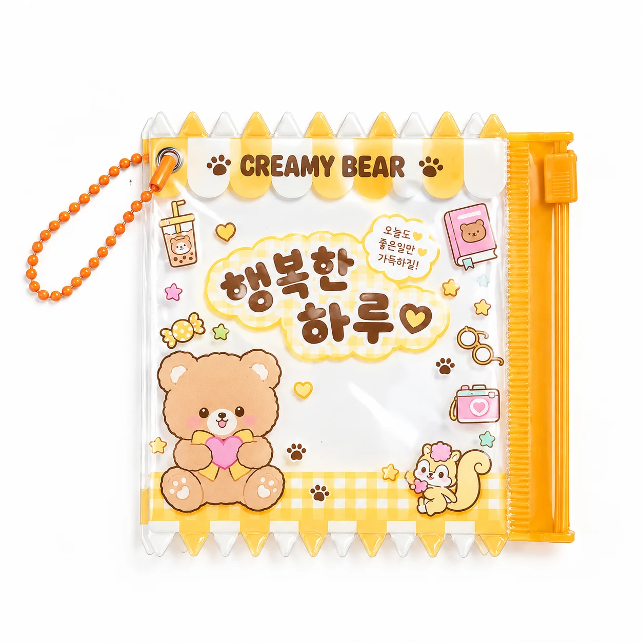 PVC 투명 배지 수납 파우치