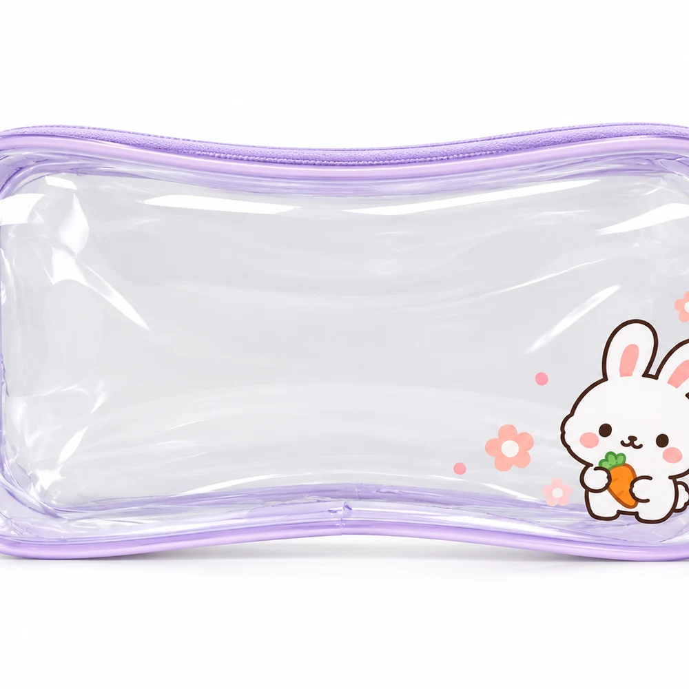 PVC 투명 필통 케이스 · 제작 참고 이미지