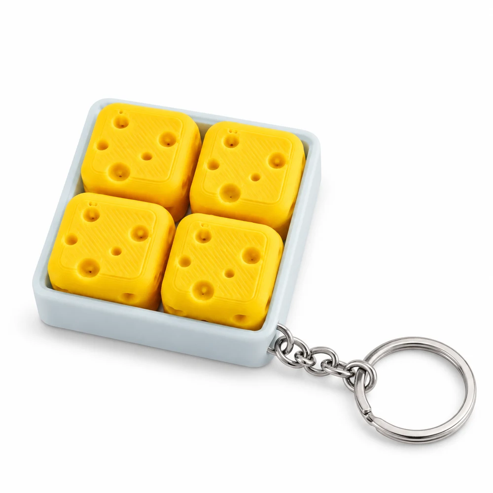 3D 프린팅 치즈 키캡 키링 주문제작 · 제작 참고 이미지