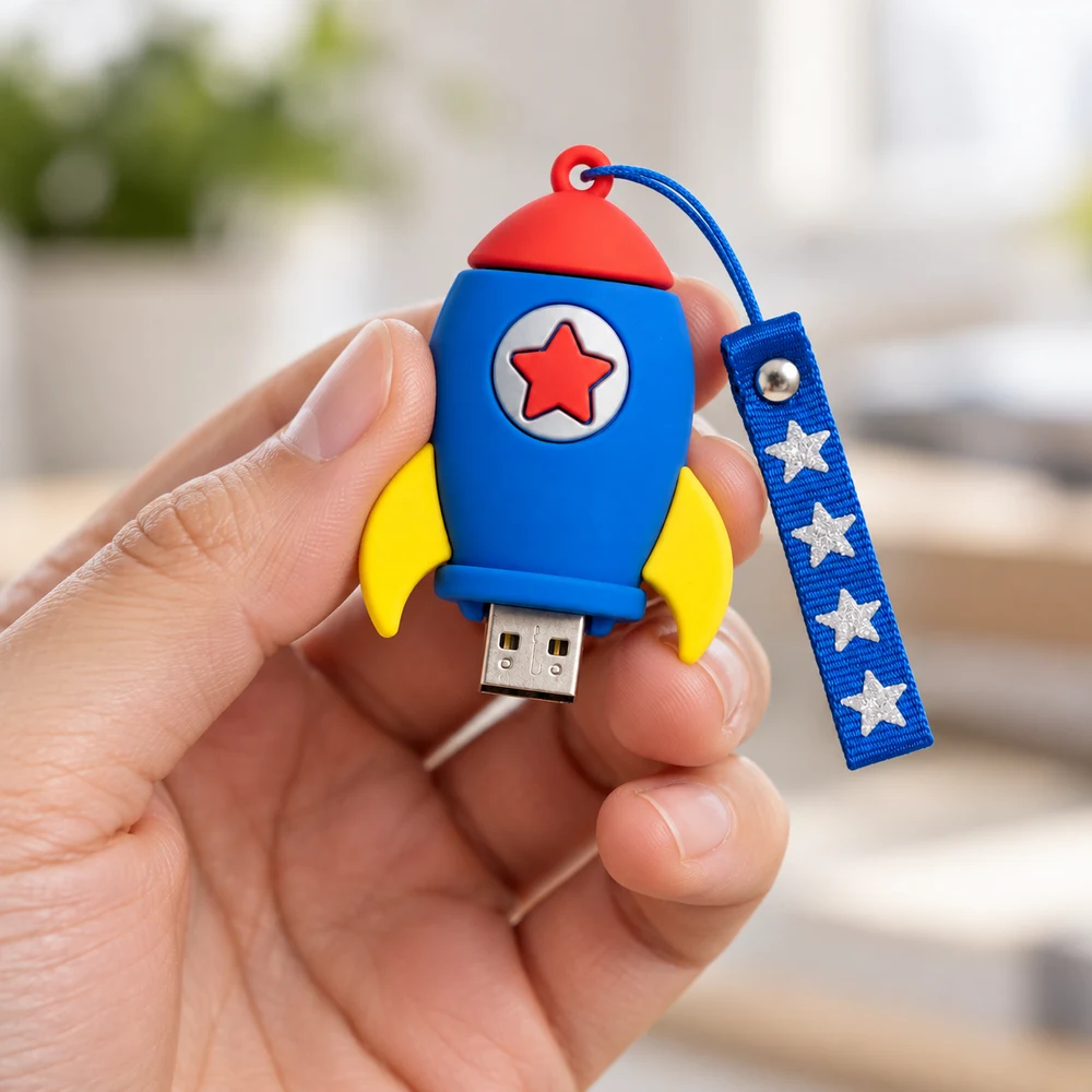 소프트 PVC 캐릭터 USB 커버 · 제작 참고 이미지