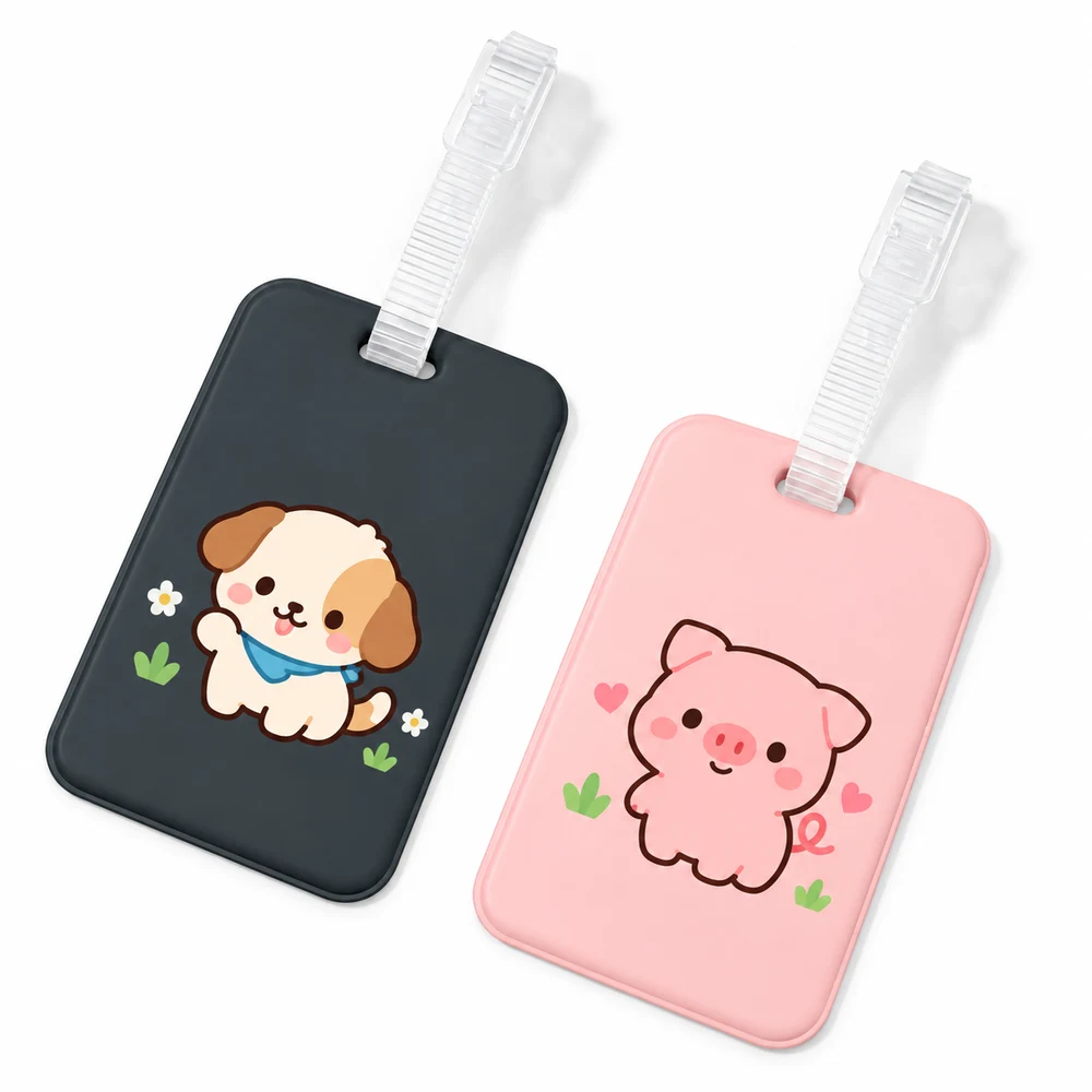 PVC 네임택 · 제작 참고 이미지