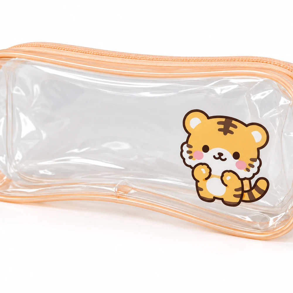 PVC 투명 필통 케이스 · 제작 참고 이미지