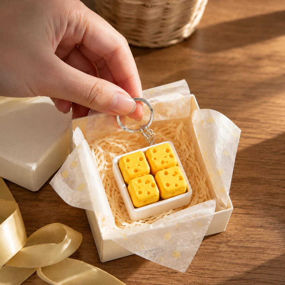 3D 프린팅 치즈 키캡 키링 주문제작 · 제작 참고 이미지