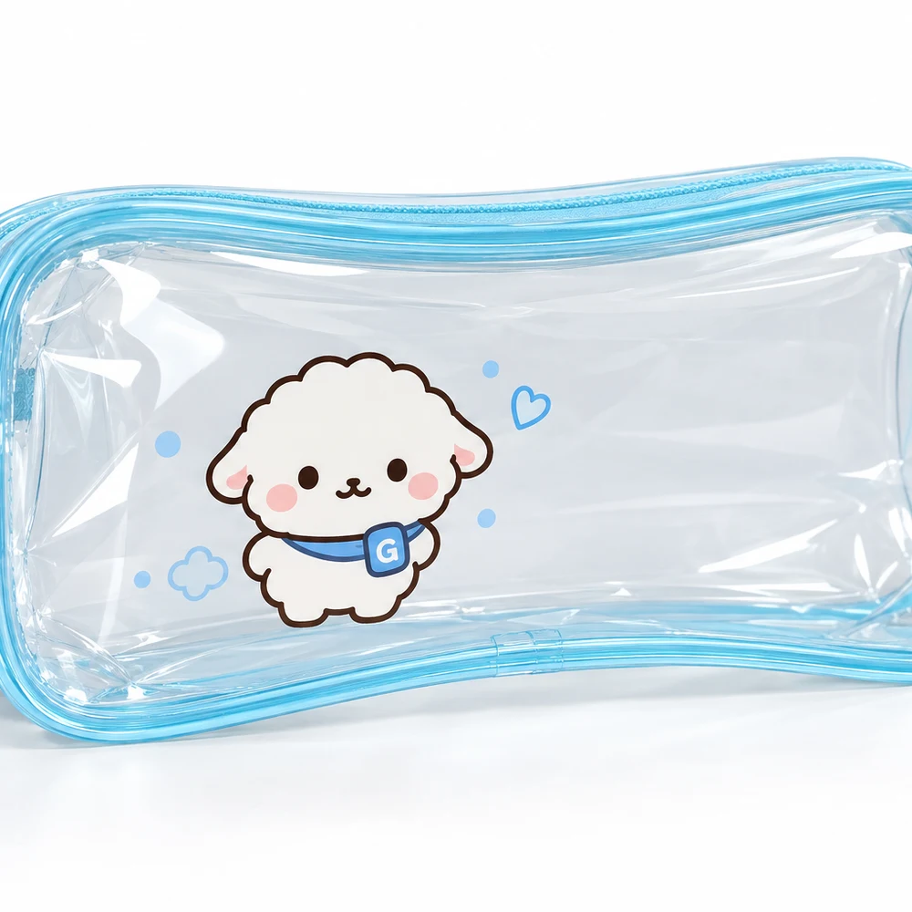 PVC 투명 필통 케이스 · 제작 참고 이미지