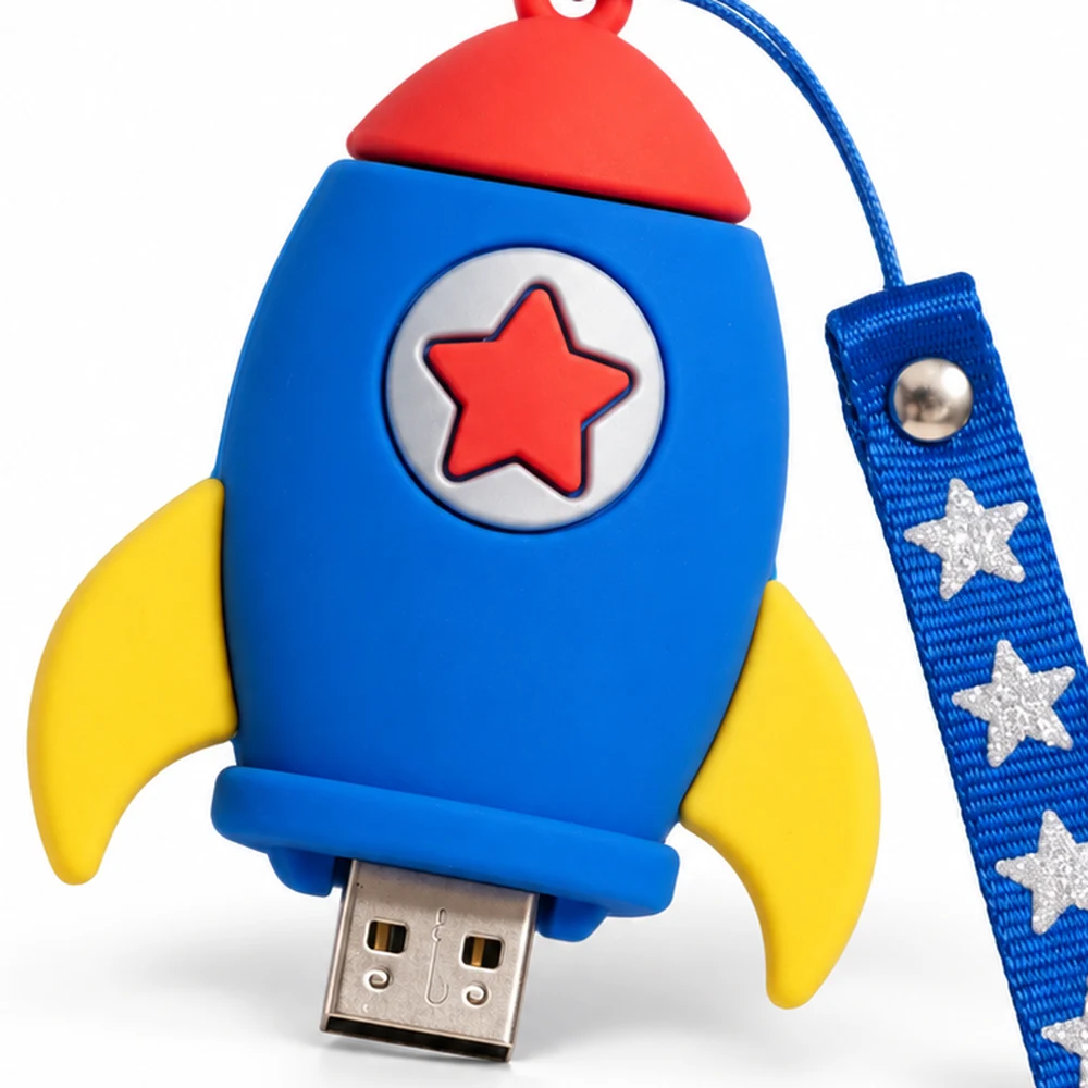 소프트 PVC 캐릭터 USB 커버 · 제작 참고 이미지