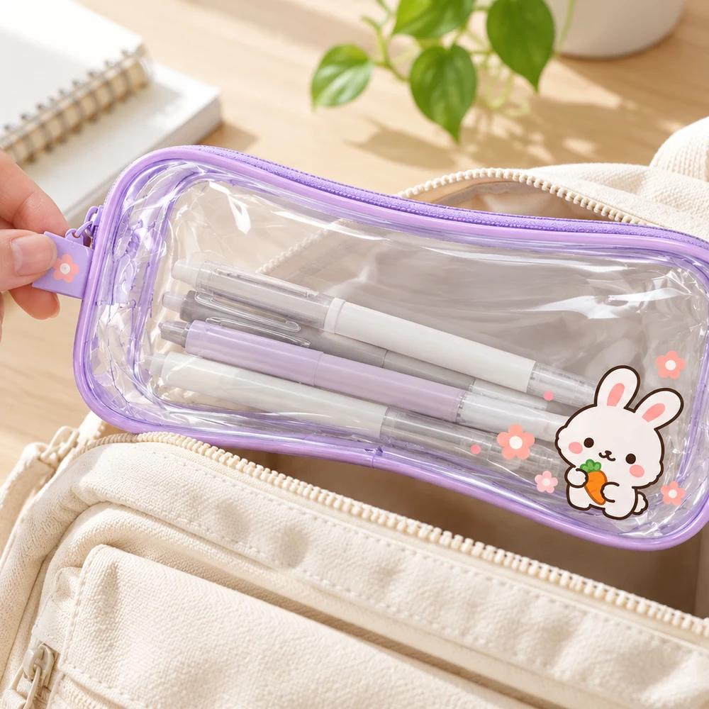 PVC 투명 필통 케이스 · 제작 참고 이미지
