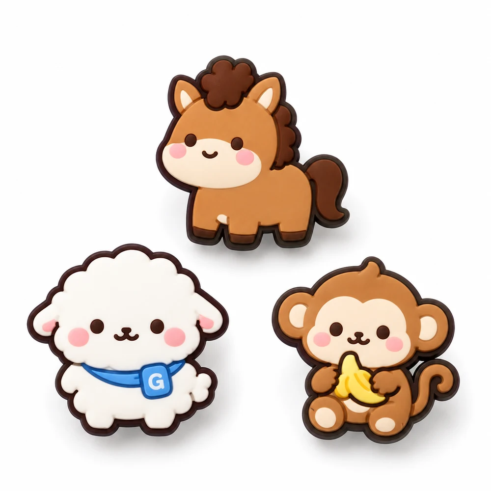 PVC 슈즈참 · 제작 참고 이미지